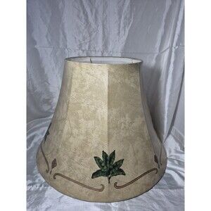 Springcrest Palm Leaf Faux Leather Lamp Shade 9X18x13